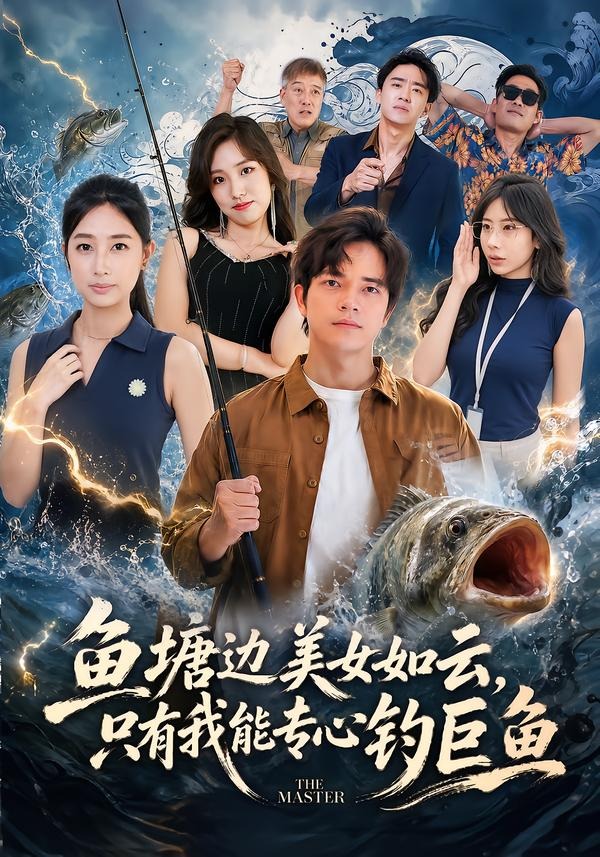 鱼塘边美女如云，只有我能专心钓巨鱼